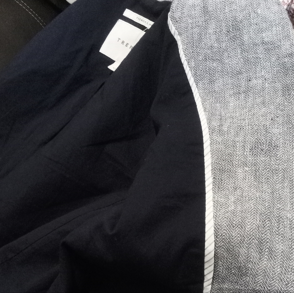 Trenery French linen gray blazer - Picture 6 of 11